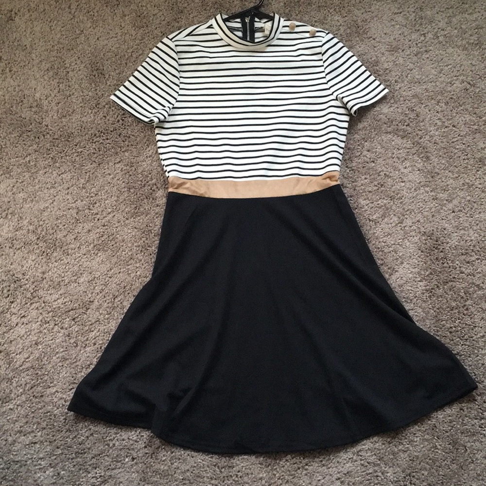Black Striped Dress from ModCloth